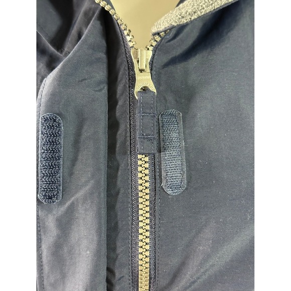 Lands End Women's Dark Blue Hooded SQUALL Coat sz XL or an 18 (15862) - Picture 3 of 15